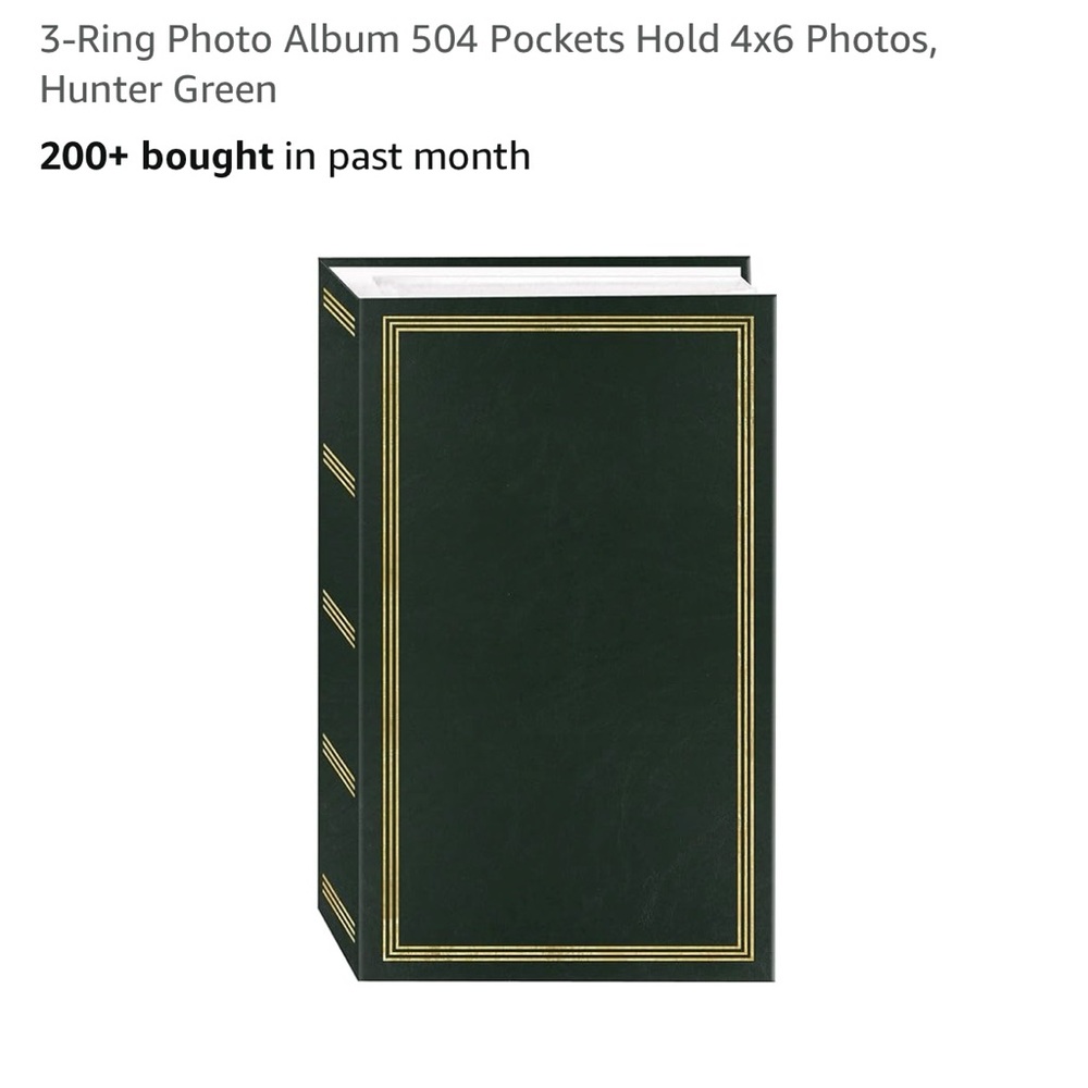 Pioneer Green Photo Album 2 Pack, Holds 504 4x6 Photos